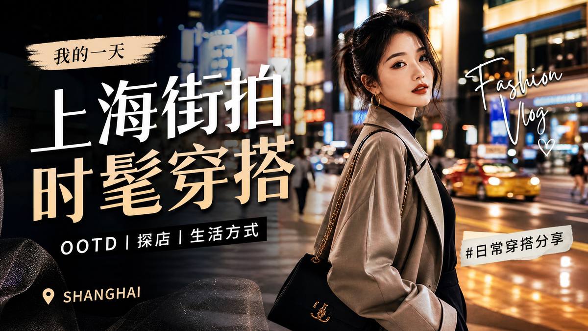 黄色仓库时尚视频-上海街拍穿搭视频